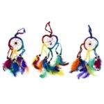 Bali Dreamcatcher - Small Heart - Rainbow - Image 2