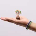 Box of 12 Mini Gemstone Trees On Wood Base - Assorted Mix (15 stones) - Image 4
