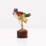 Mini Gemstone Trees On Wood Base - Multi Stones (15 stones) - Image 2