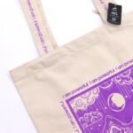 Hop Hare Tote Bag - I am Powerful - 10oz Cotton canvas - Image 3