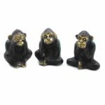 Set of 3 - See No Evil etc - Monkeys - Image 3