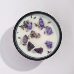 Hop Hare Crystal Magic Flower Candle - The Moon - Image 3