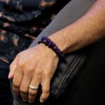 Gemstone Double Power Bracelets- Amythist - Image 4