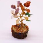 Mini Gemstone Trees On Wood Base - Multi Stones (15 stones) - Image 6