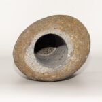 Natural Riverstone Candle Holder - Standing Stone Cut  (10x13x22cm) - Image 2