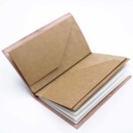 Handmade Leather Journal - Flower of Life - Green (80 pages) - Image 3