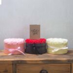 Soap Flower Gift Bouquet - 9 Pink Roses - Square - Image 9