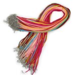 Packs Faux Suede Pendant Cords -  2.5mm x 55cm - Assorted (10 colours) - Image 2