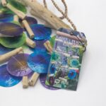 Green & Purple Driftwood Chime - Image 3
