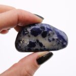 Bag of 12 Medium African Tumble Stones - Sodalite - Pure Blue - Image 2