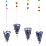 Orgonite Power Chakra Pendulum - Lapis - Image 2