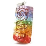Orgonite Power Pendant - Rainbow Copper Attractor - Image 2