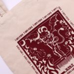 Hop Hare Tote Bag - I am Rare - 10oz Cotton canvas - Image 2