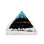 Sm Orgonite Pyramid 25mm Gemchips and Copper - Image 4
