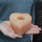 Salt Candle Holder - Med Heart - Image 3