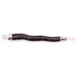 Natural Curved Wood and Rock Quartz Wand