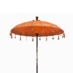 Bali Patio Parasol - Cotton - Orange Decor - 2m