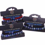 Gemstone Double Power Bracelets- Sodalite - Image 2