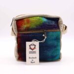 Tiedye Hemp Messegner Bag 1  Zip - Image 2