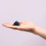 Sm Orgonite Pyramid 25mm Gemchips and Copper - Image 6