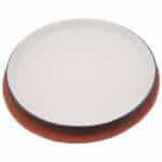 Natural Place Mat - Jute & Cotton 30cm - Clay Boarder - Image 2