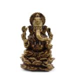 Brass Miniature Gods - Ganesha (12gms)  - 30mm - Image 7
