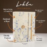 Med Lokta Mixed Blue Cotton Notebook Lrg (15x12cm) - 45 leafs
