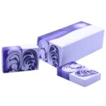 Hand-crafted Soap - Lilac - Slice 115g approx - Image 3