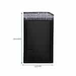 Black Poly Bubble Envelope (130x180+40mm)