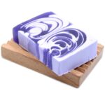 Hand-crafted Soap - Lilac - Slice 115g approx - Image 4