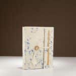 Med Lokta Mixed Blue Cotton Notebook Lrg (15x12cm) - 45 leafs - Image 3