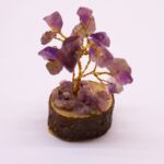 Mini Gemstone Trees On Wood Base - Amethyst (15 stones) - Image 6