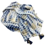 Nomad Sari On the Med Collection - Pario - Blue Tie Dye & Blockprint