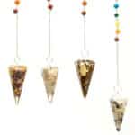Orgonite Power Chakra Pendulum - Hamsa - Image 2