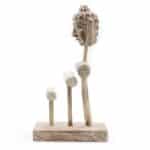 Three Branch & Buddha Stand - Whitewash - Image 3