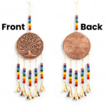Indian Chimes - Med Tree of Life - Chakra Beads 5 Bells - 10x36cm - Image 3