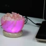 USB Fire Bowl Himalayan Salt Lamp (Multi) - Image 2