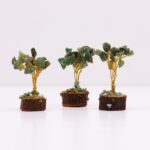Mini Gemstone Trees On Wood Base - Green Aventurine (15 stones) - Image 4