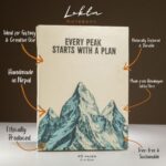 Lrg Lokta Inspiration Notebook (21x15cm) - 45 leafs - Every Peak - inc bookmark - Image 2