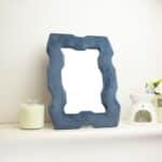 Soft Squiggly Mirror – Chunky Frame – Royal Blue (30.5x22.5x2.3cm) - Image 2