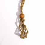 Crystal Gemstone Necklace Cord 45cm/18inch - Sand - Image 4