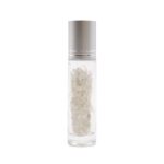 Gemstone Essential Oil Roller Bottle - Rock Quartz  - Silver Cap + Gemstone Roller Tip for 5ml Bottle - Rock Quartz - Image 3