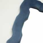 Soft Squiggly Mirror – Chunky Frame – Royal Blue (30.5x22.5x2.3cm) - Image 3