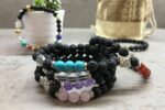 Lava Stone Bracelet - Elephant Chakra - Image 3