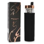 Crystal Glass Tea Infuser Bottle - Rose Gold - Rose Quartz - Image 7