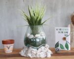 Molten Glass on Whitewash Wood - Medium Bowl - Image 5