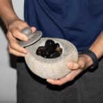 Natural Riverstone Grounding Pot - Large (aprox 15x12cm) - Image 2