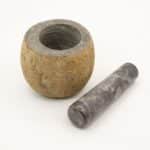 Natural Riverstone Decorative Pestle & Mortar- Small (aprox 9x7cm) - Image 2