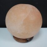 Salt Lamp Ball - Big Wooden Base - Image 4
