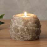 Grey Salt Candle Holder 600-800g - Image 3